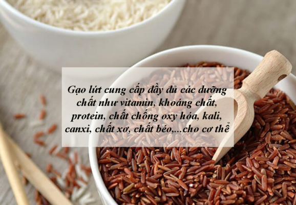 Giảm cân bằng gạo lứt có lợi cho sức khỏe
