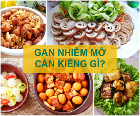 6 loại thực phẩm người gan nhiễm mỡ cần kiêng