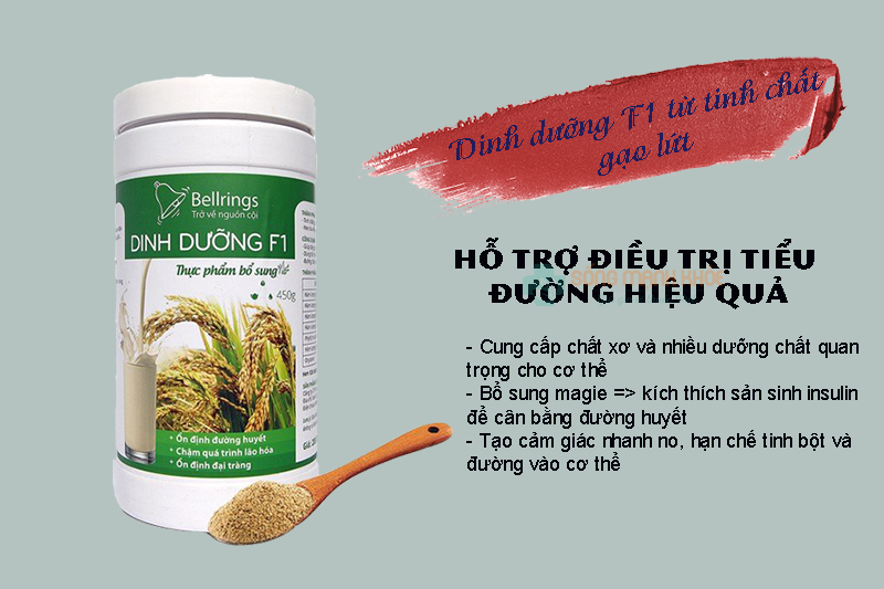 Dinh dưỡng F1 từ màng tinh chất gạo lứt