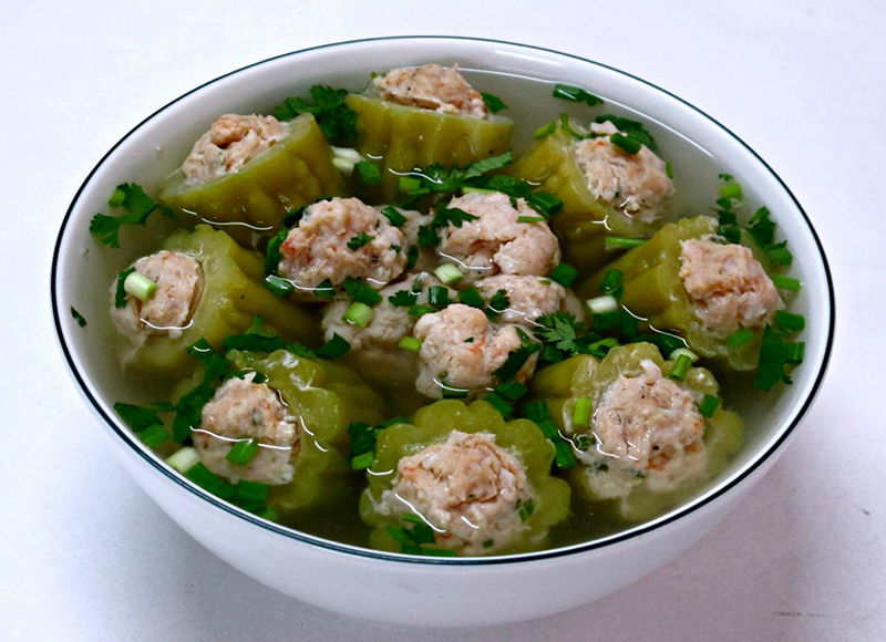 mướp đắng - món ăn cho người tiểu đường