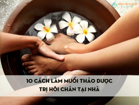 10 cách trị hôi chân tại nhà