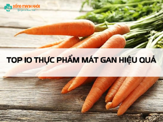 thực phẩm làm mát gan