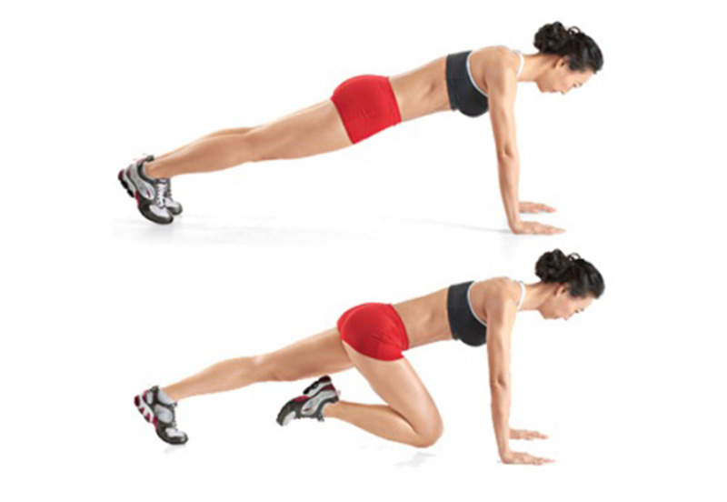 Bài tập leo núi tại chỗ giảm cân an toàn