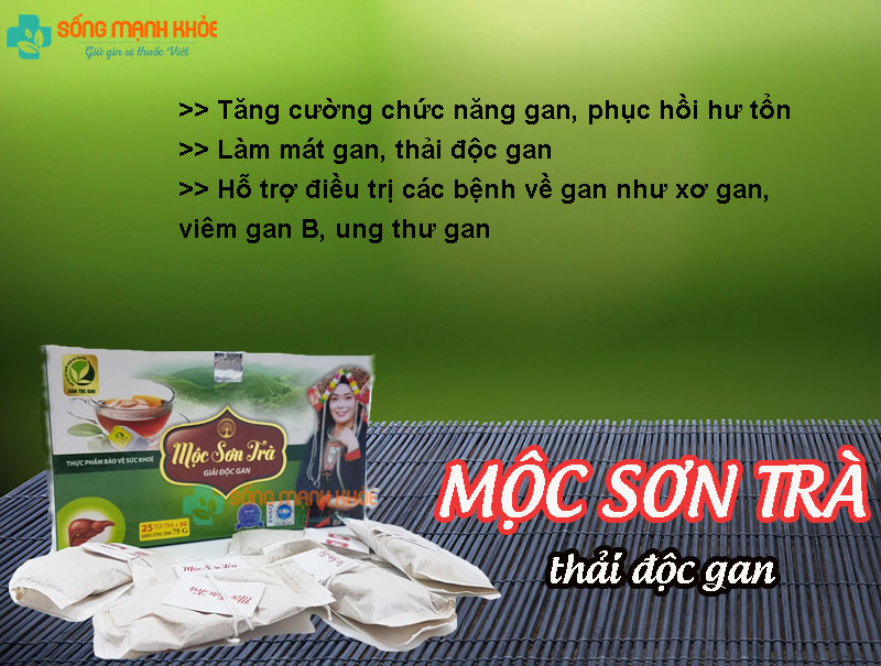 Trà thảo mộc thải độc gan hiệu quả