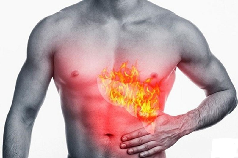 nóng gan là biểu hiện thường thấy khi chức năng gan suy giảm