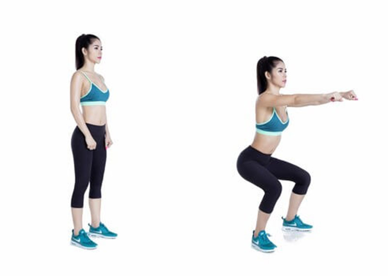 Bài tập Squat giảm cân an toàn